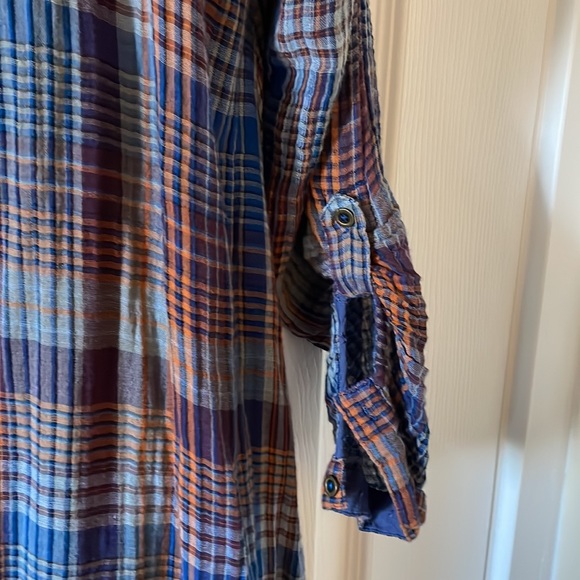Anthropologie holding horses western boho dress plaid - Picture 7 of 8